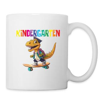 School Enrollment Dino Back to School - Mug - white - Right