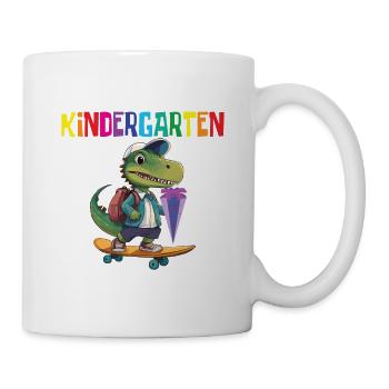School Enrollment Dino Back to School - Mug - white - Right