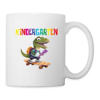 School Enrollment Dino Back to School - Mug - white - Right