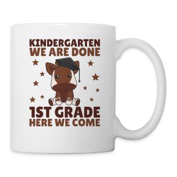 Kids Kindergarten graduate Okapi 1st grade - Tasse - Weiß - Rechts