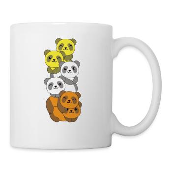 Maverique Flag Pride LGBTQ Cute Panda - Mug - white - Right