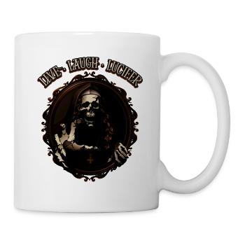 Live Love Lucifer Goth Festival Death Metal - Mug - white - Right