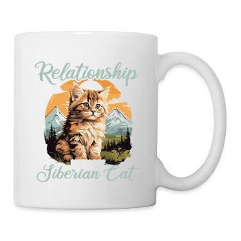 Siberian Cat Sibirische Katze - Mug - white - Right
