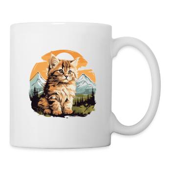 Siberian Cat Sibirische Katze - Mug - white - Right