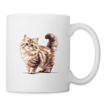Chat Sibérien Sibirische Katze - Mug blanc - blanc - Droite