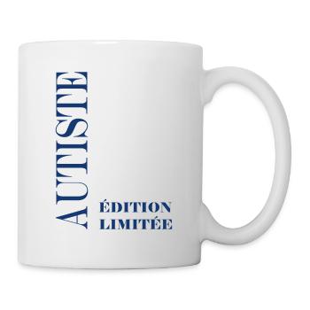 autiste - Mug blanc - blanc - Droite