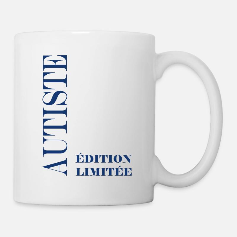 autiste - Mug blanc - blanc