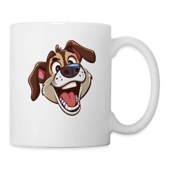 Drever | Cartoon Artwork - Tasse - Weiß - Rechts