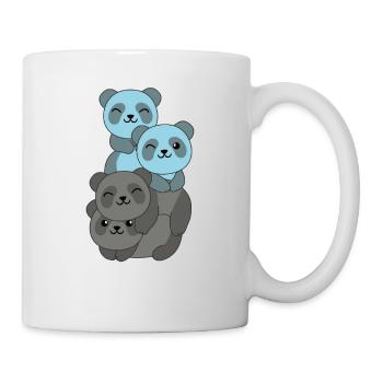 Autosexual Flag Pride LGBTQ Cute Panda - Mug - white - Right