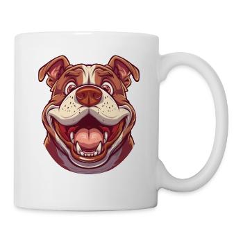 English Bulldog | Bolddog | Cartoon Artwork - Mug - white - Right