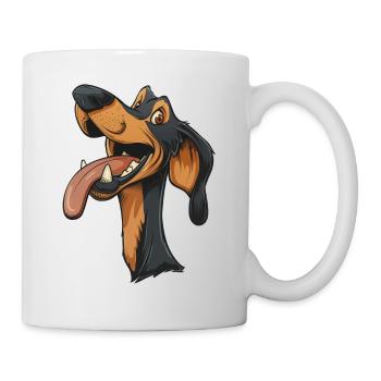 Erdelyi kopo Transylvanian Hound | Cartoon - Mug - white - Right