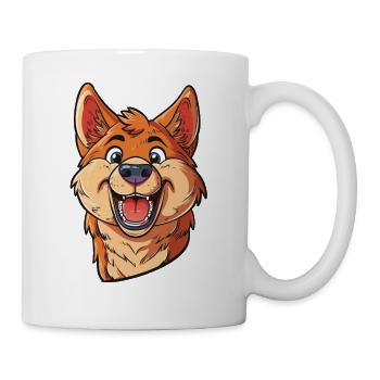 Finnish Spitz | Finnish Spitz | Cartoon Artwork - Mug - white - Right