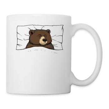 Chemise de nuit officielle Pyjama ours - Mug blanc - blanc - Droite