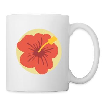 Sommer Blume - Tasse - Weiß - Rechts