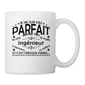 Ingénieur cadeau Ingénieur le vrai Ingénieur - Mug blanc - blanc - Droite