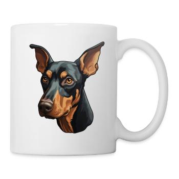 Doberman Pinscher - Mug - white - Right