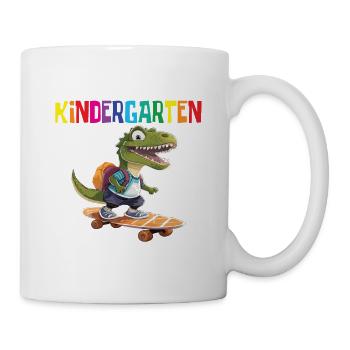 School Enrollment Dino Back to School - Mug - white - Right