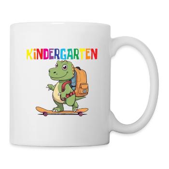 School Enrollment Dino Back to School - Mug - white - Right