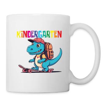 School Enrollment Dino Back to School - Mug - white - Right