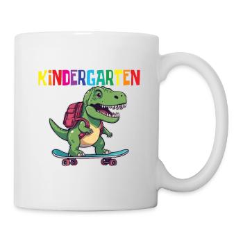 School Enrollment Dino Back to School - Mug - white - Right