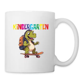 School Enrollment Dino Back to School - Mug - white - Right