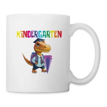 School Enrollment Dino Back to School - Mug - white - Right