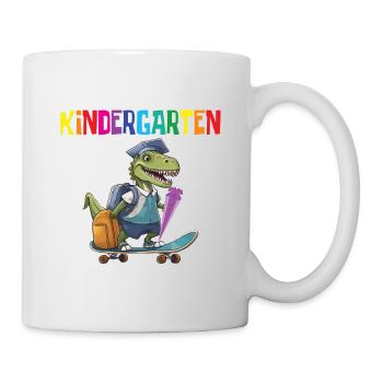 School Enrollment Dino Back to School - Mug - white - Right