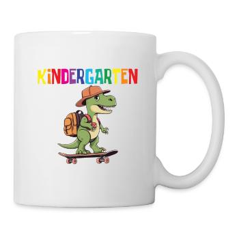 School Enrollment Dino Back to School - Mug - white - Right