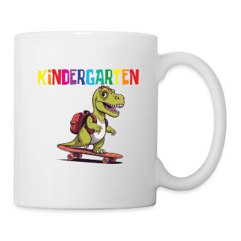 School Enrollment Dino Back to School - Mug - white - Right