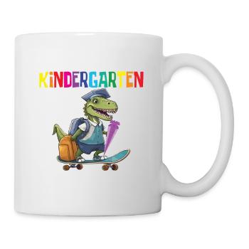 School Enrollment Dino Back to School - Mug - white - Right