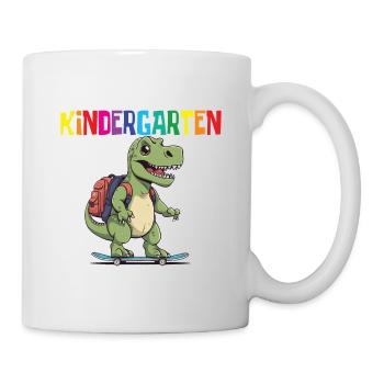 School Enrollment Dino Back to School - Mug - white - Right