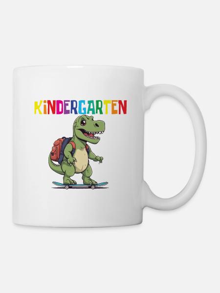 School Enrollment Dino Back to School - Mug - white