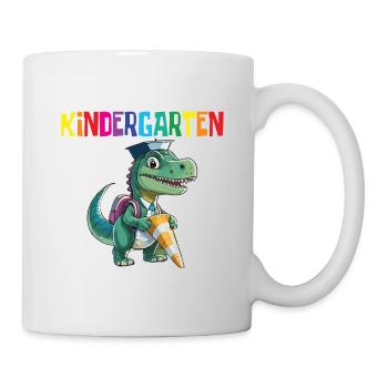 School Enrollment Dino Back to School - Mug - white - Right