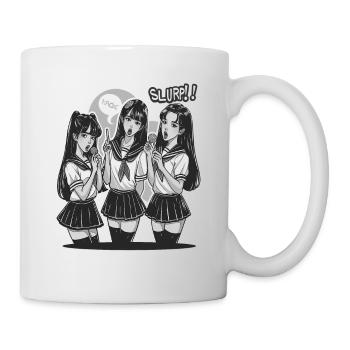 Conception de fille d’anime - Mug blanc - blanc - Droite