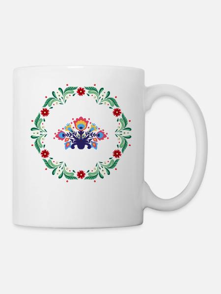 Ich liebe Folk - Tasse - Weiß