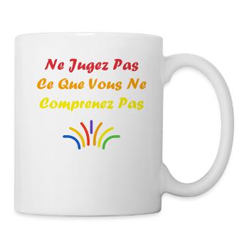 sensibilisation santé mentale - Mug blanc - blanc - Droite