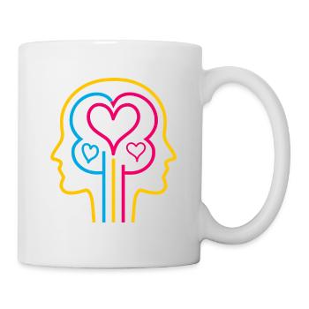 sensibilisation santé mentale - Mug blanc - blanc - Droite