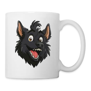Hrvatski Ovcar | Chien de berger croate | Caricature - Mug blanc - blanc - Droite