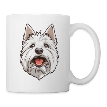 Highland Terrier The West Highland White Terrier - Mug - white - Right