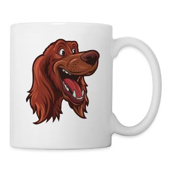 Irish Setter | Cartoon Artwork - Mug - white - Right