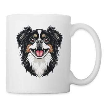 Japan Chin | Japanese Chin | Cartoon Artwork - Mug - white - Right