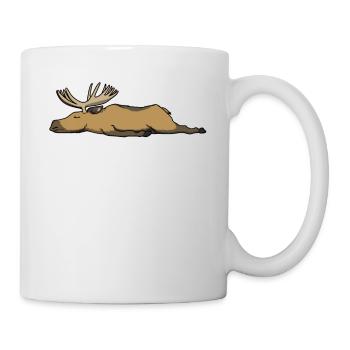 Chemise de nuit officielle Pyjama orignal - Mug blanc - blanc - Droite
