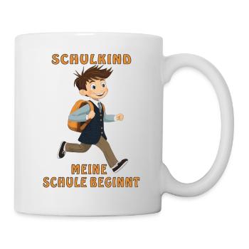 ÉCOLIER MON ÉCOLE COMMENCE - Mug blanc - blanc - Droite