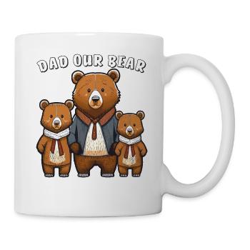 BÄREN DAD OUR BEAR - Mug - white - Right