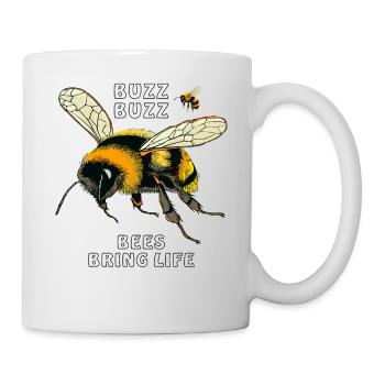 HUMMELN BUZZ BUZZ BEES BRING LIFE - Tasse - Weiß - Rechts