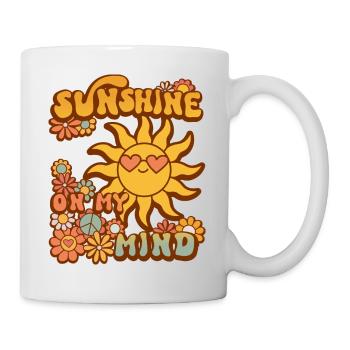 Le soleil dans mon - Mug blanc - blanc - Droite