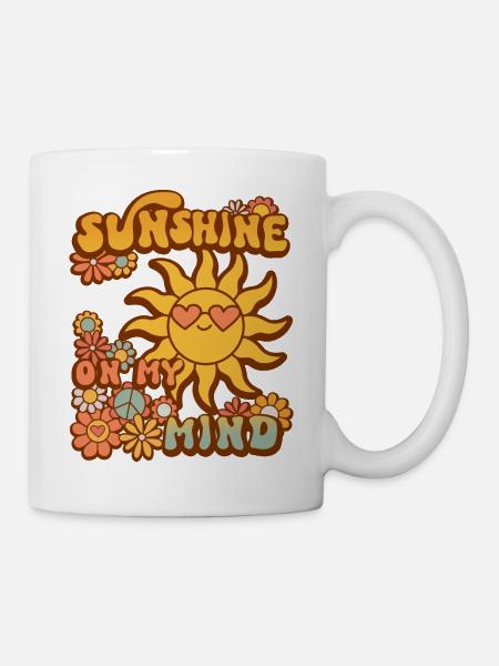 Sunshine on my mind - Tasse - Weiß