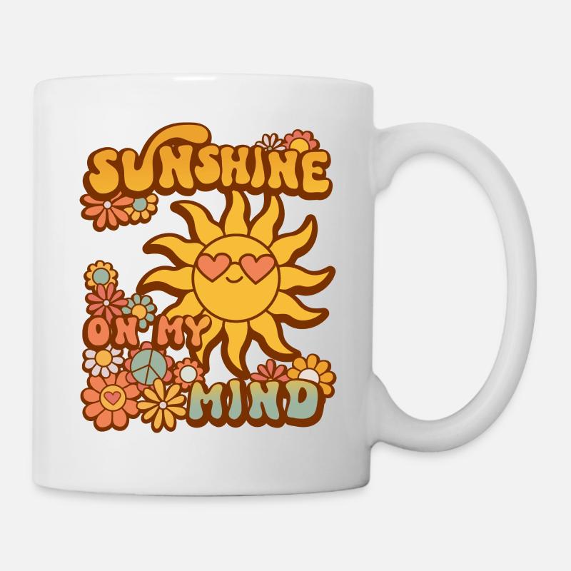Sunshine on my mind - Tasse - Weiß