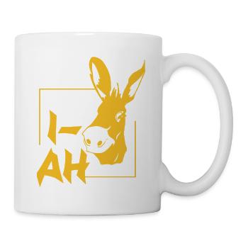 Esel - Tasse - Weiß - Rechts