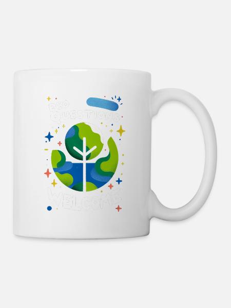 Eco Questions Welcome 2 - Tasse - Weiß